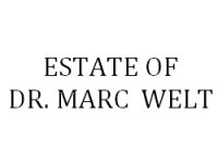 Estate of Dr. Marc Welt
